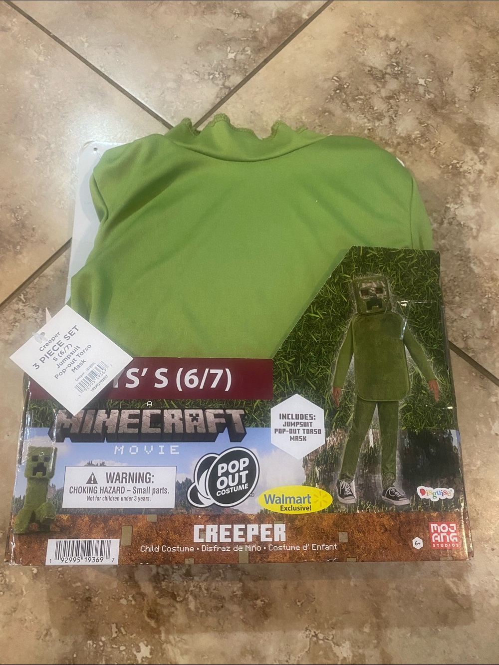 Creeper Kids Costume - Green